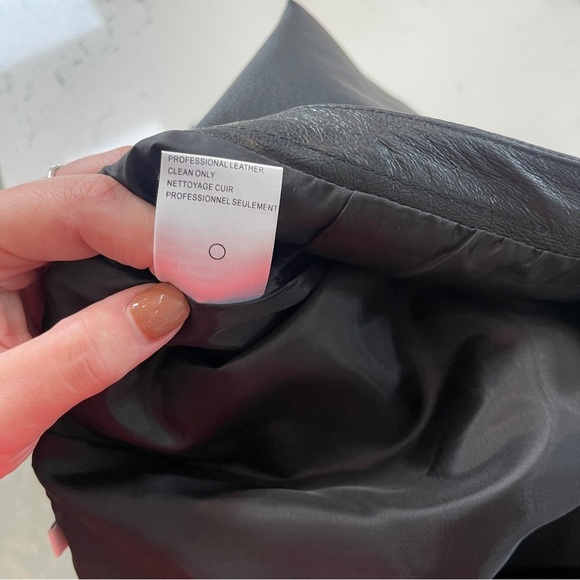 CUPCAKES AND CASHMERE | 100% Leather Skirt - Picture 13 of 16